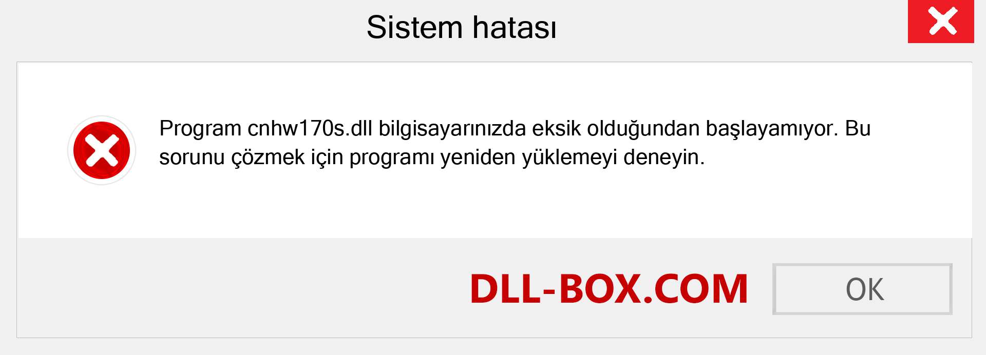 cnhw170s.dll dosyası eksik mi? Windows 7, 8, 10 için İndirin - Windows'ta cnhw170s dll Eksik Hatasını Düzeltin, fotoğraflar, resimler